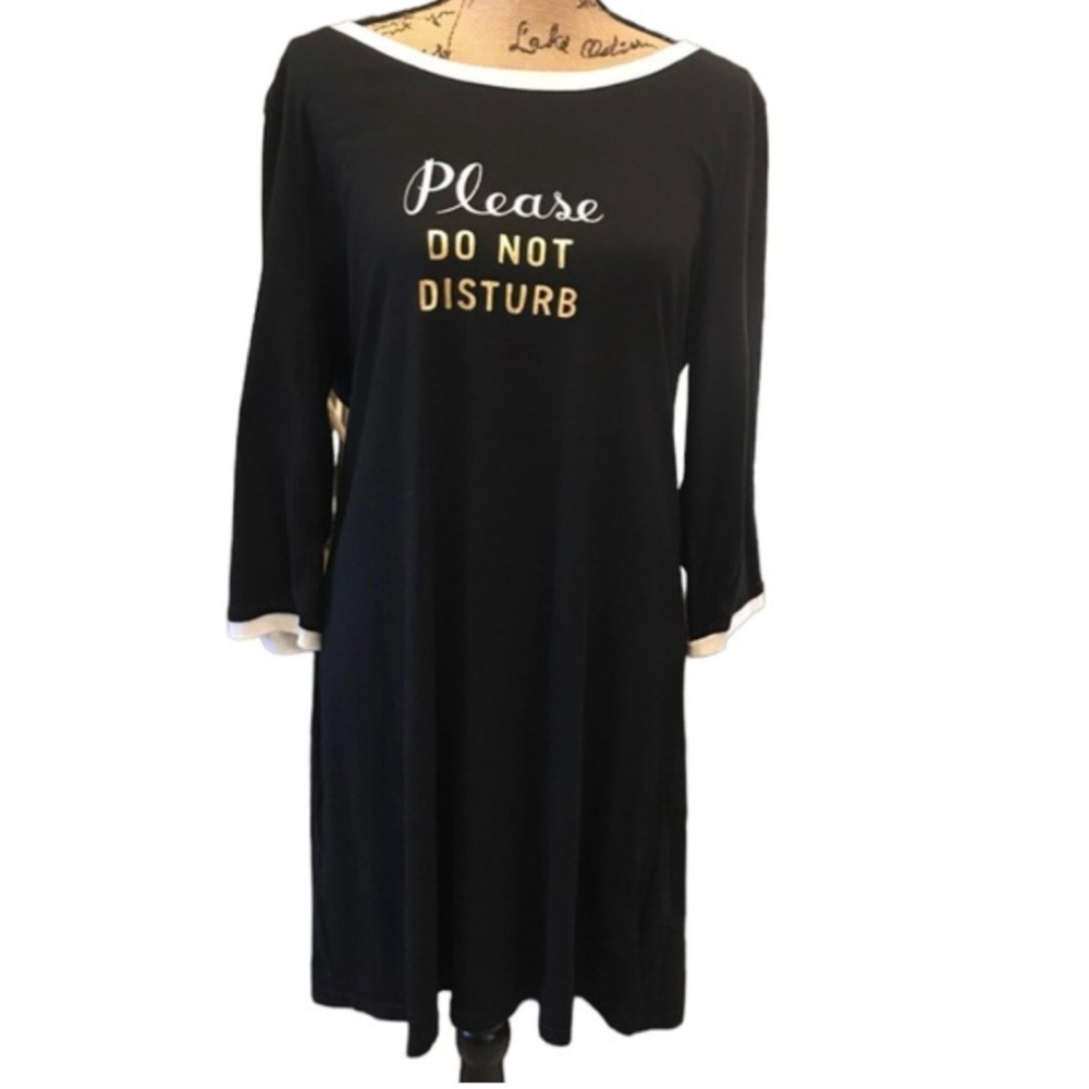 Kate Spade Night Shirt! Cotton & 3/4 sleeves. Please Do Not Disturb!